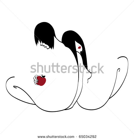 Adam And Eve Stock Vector Illustration 65034292   Shutterstock