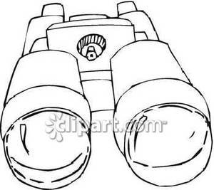 Black And White Binoculars
