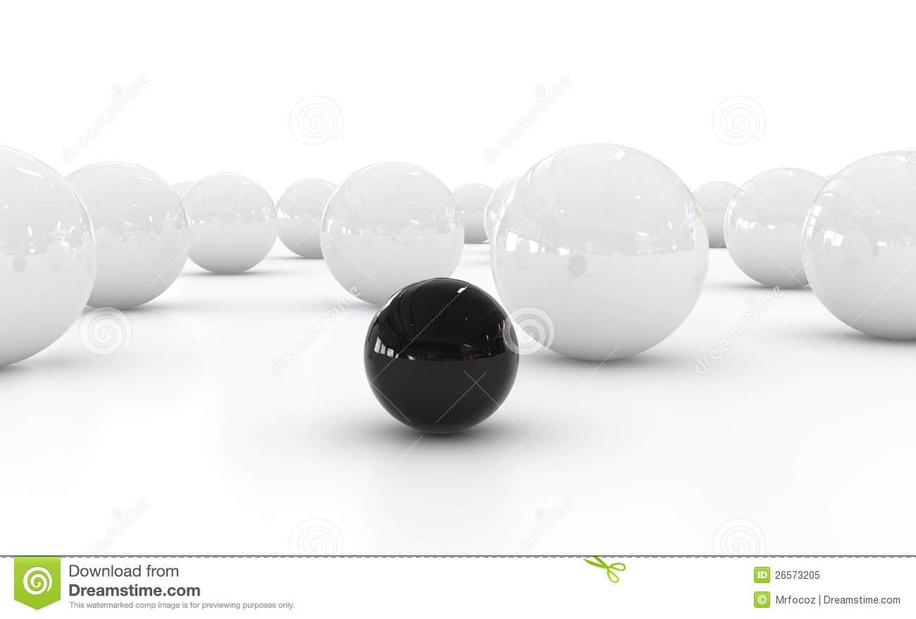 Black And White Sphere