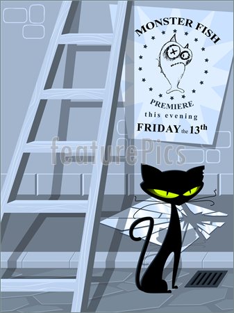 Common Superstitions   Bad Luck Illustration