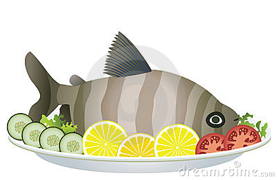 Cooked Fish Clipart Cooked Fish Raw Vegetables