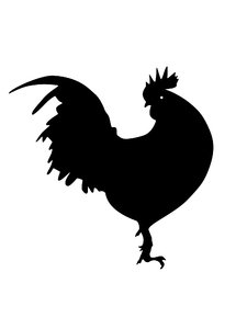 Rooster Silhouette   Clipart Best
