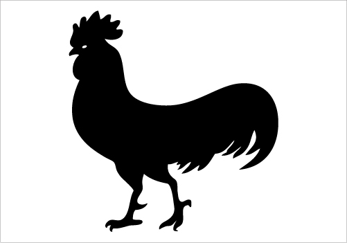 Rooster Silhouette Graphics   Silhouette Graphics