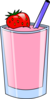 Strawberry Smoothie Cup Clip Art At Clker Com   Vector Clip Art Online    