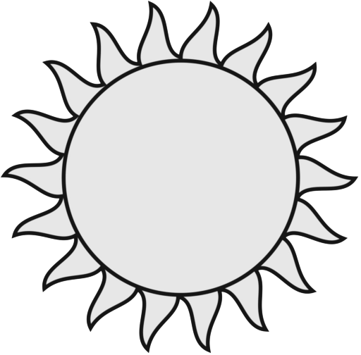 Sun With Sunglasses Clipart Black And White   Clipart Panda   Free