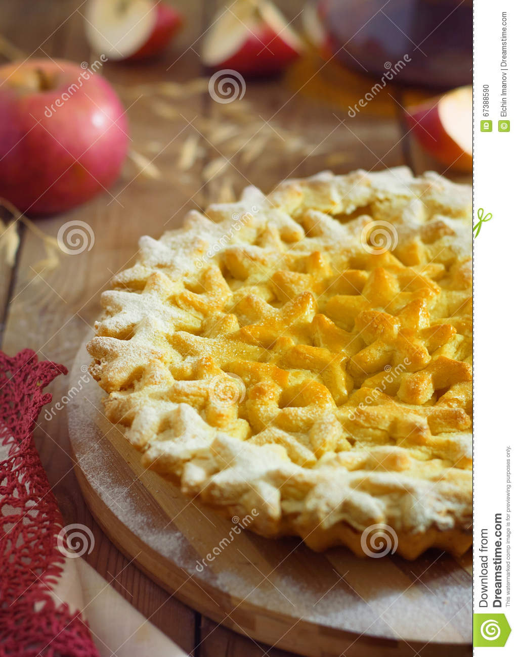 Apple Pie Stock Photo   Image  67388590