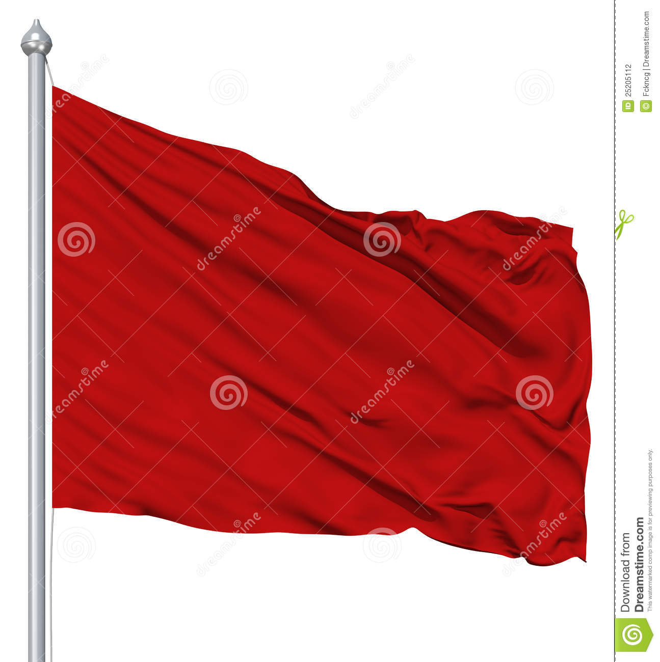 Blank Flag Clipart Red Blank Flag With Flagpole