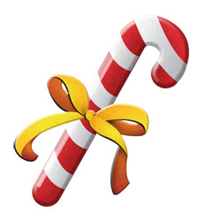Christmas Clipart Candy Canes And Bells  Modern