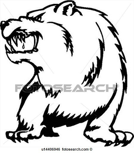 Clipart   Animal Urso Fang Pardo Polar Animal Selvagem Desenhos    