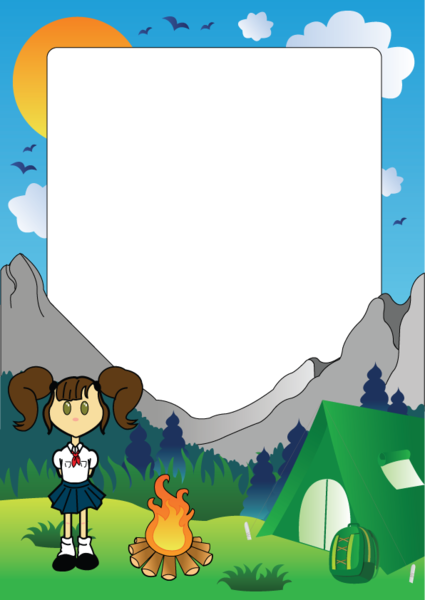 Girl Scout Camping Clip Art