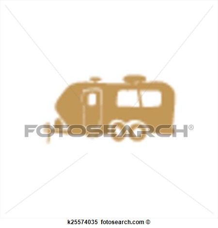 Recreational Vehicle View Large Clip Art Graphic