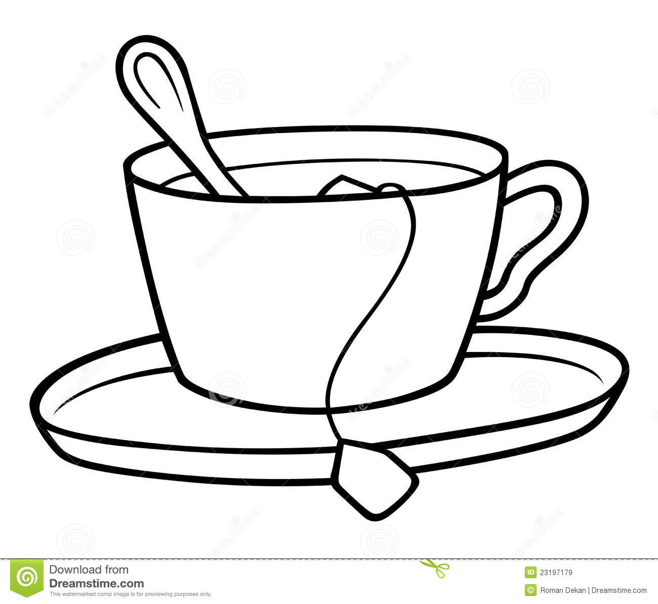 Tea Clipart Black And White   Clipart Panda   Free Clipart Images