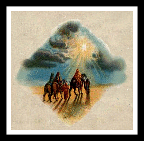 Three Wise Men Christmas Star Of Bethlehem Clipart Victorian Clipart