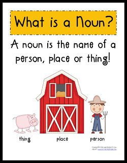 Today In First Grade  Hello Nouns  Freebie