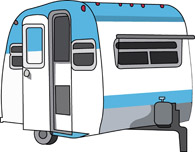 Travel Trailer Clipart 901 Travel Trailer Clipart Hits 128 Size