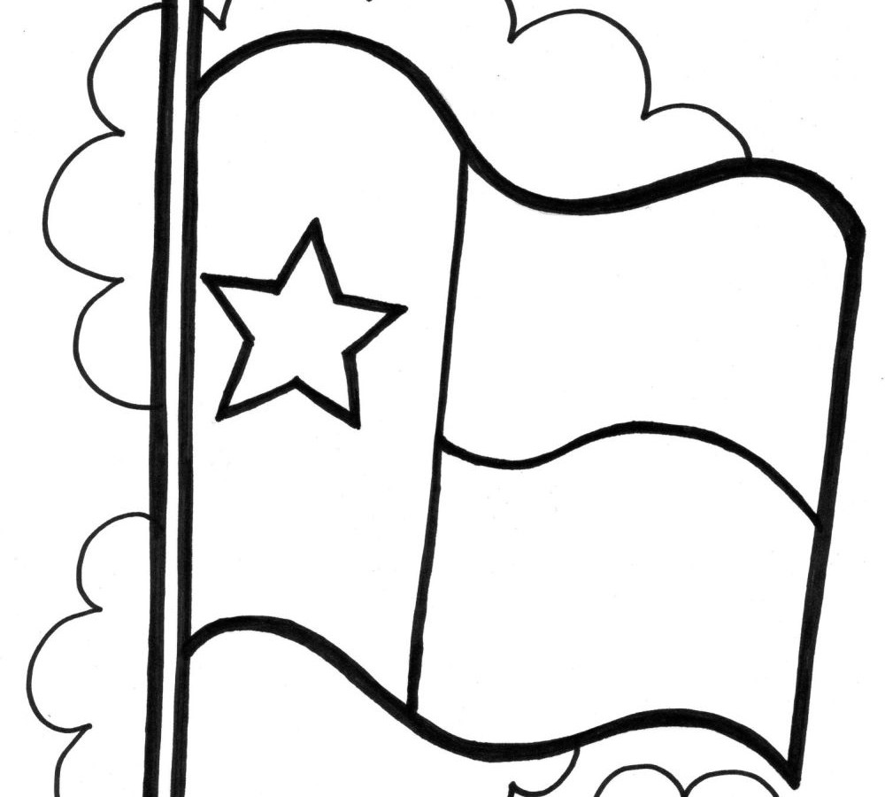 Viewing Gallery For   Texas Flag Coloring Page