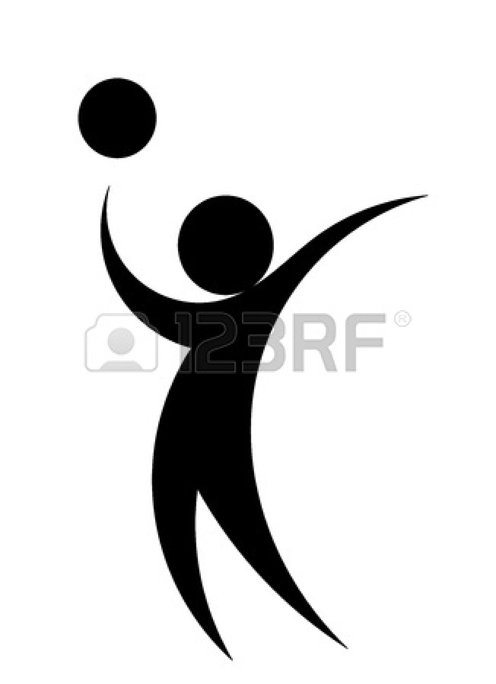 Volleyball Player Hitting Silhouette   Clipart Panda   Free Clipart