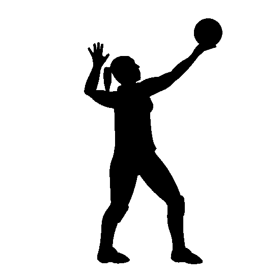 Volleyball Player Hitting Silhouette Volleyball Silhouette Png