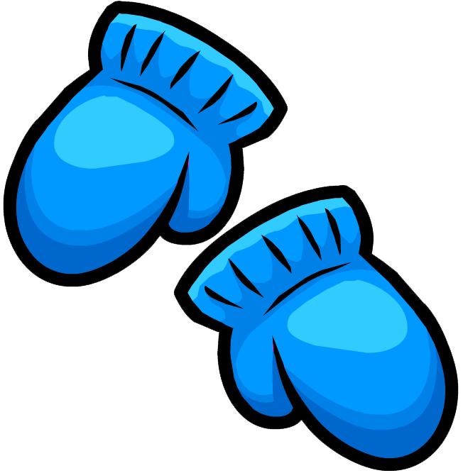 Blue Mittens   Club Penguin Wiki   The Free Editable Encyclopedia