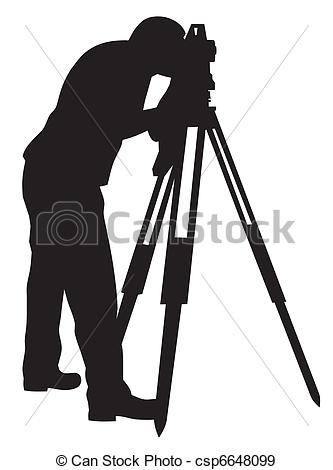 Eps Vectors Of Land Surveyor   Abstract Vector Illustration Of Land