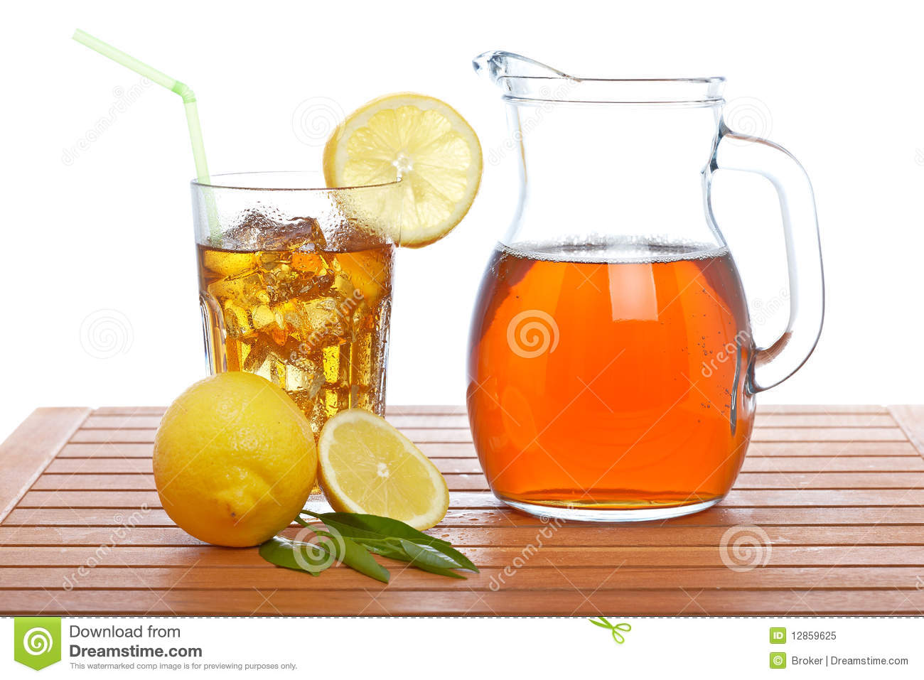 Iced Tea Pitcher Clipart Ice Tea Pitcher And Tumbler Royalty Free