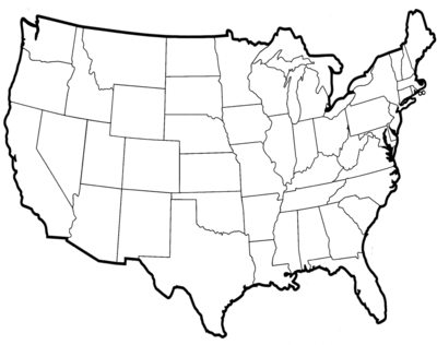 Outline Map Of Usa   Free Cliparts That You Can Download To You