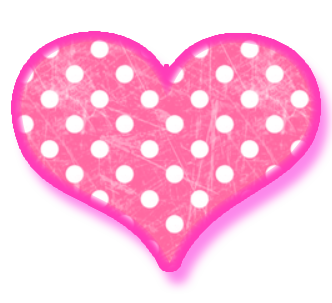 Pink Polka Dot Heart By Missesambervaughn On Deviantart