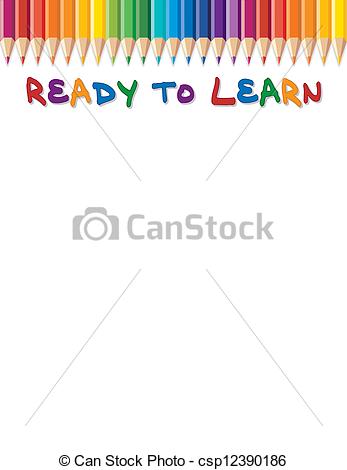 Ready To Learn Clipart Vector   Ready To Learn
