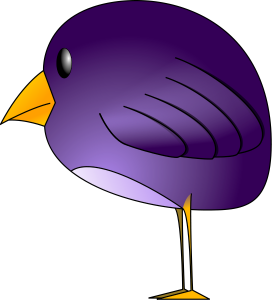 Share Purple Bird Clipart With You Friends