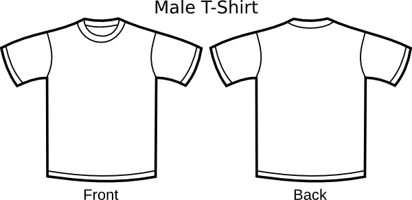 Shirt Template Clip Art At Clker Com   Vector Clip Art Online