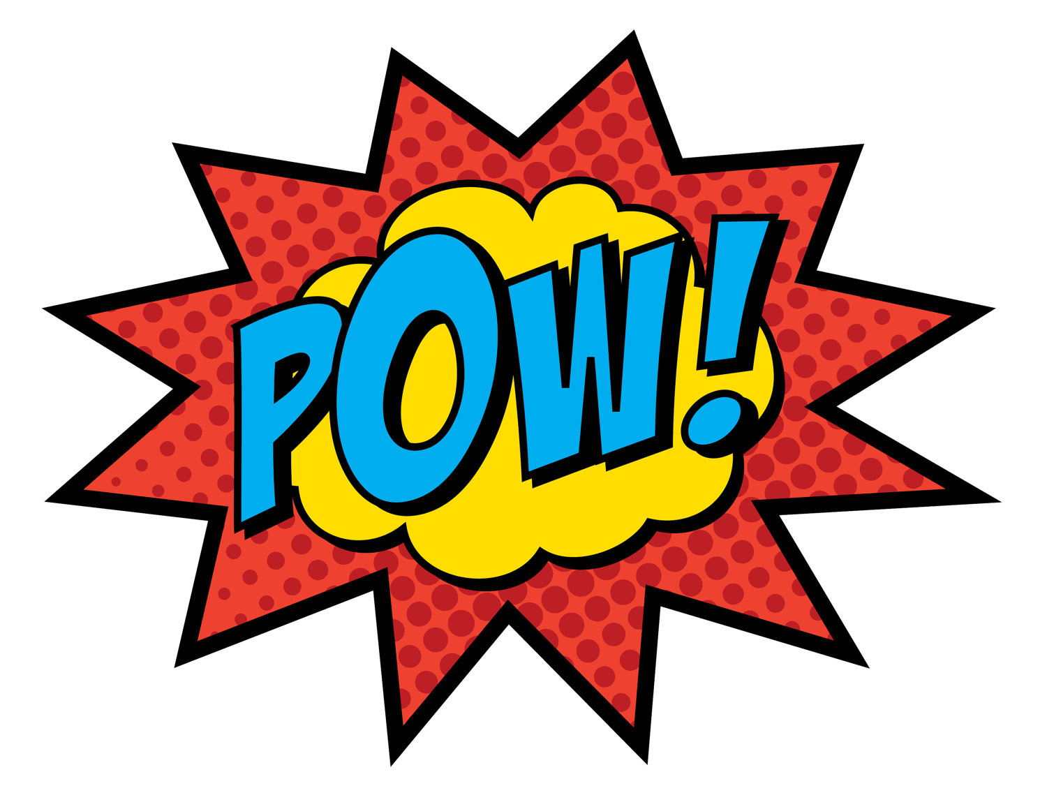 Superhero Pow Signs   Clipart Best