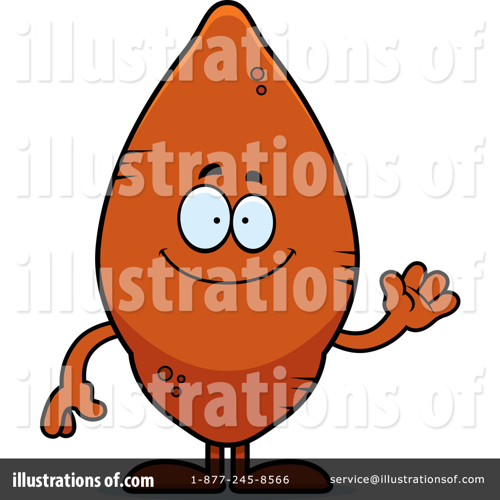 Sweet Potato Clipart  1164007 By Cory Thoman   Royalty Free  Rf  Stock