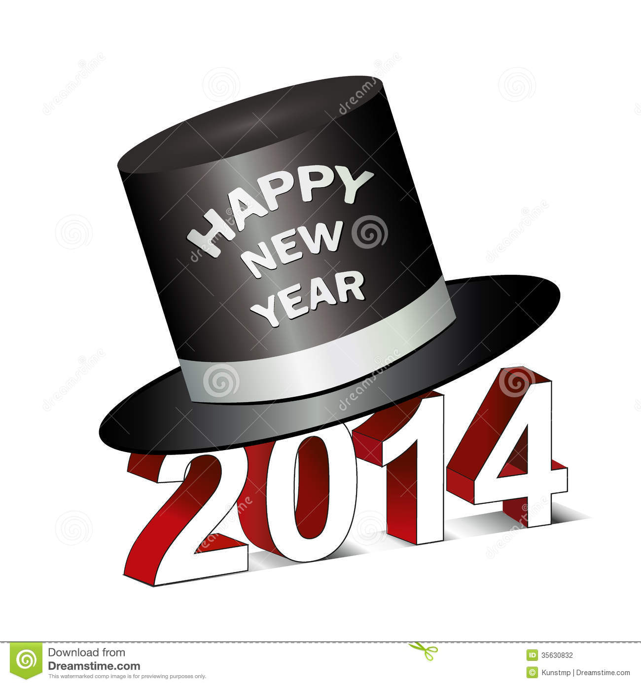 Top Hat Happy New Year Happy New Year Card New Year Hat New Year New