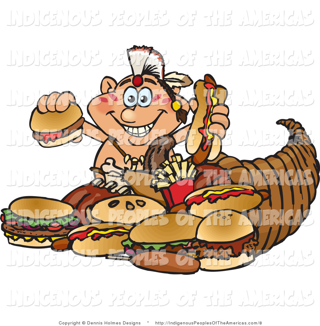 American Food Clipart Vector Clipart Of A Native