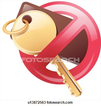     Error Log Off Security Household Icon View Large Clip Art Graphic
