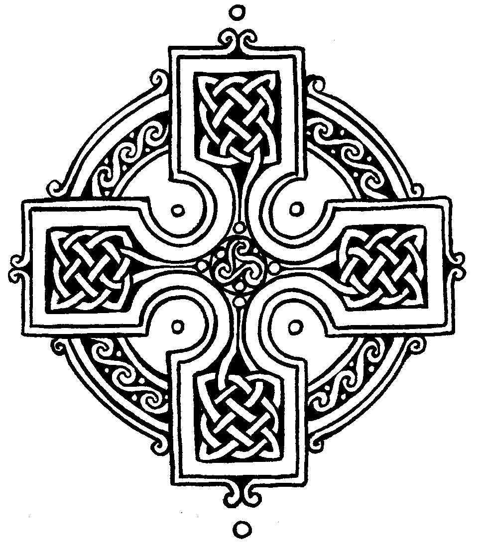 Free Celtic Cross Clip Art Simple Celtic Cross Vector Viewing Gallery