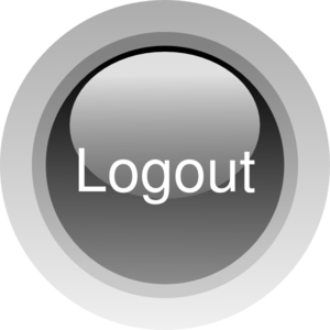 Logout Button Clip Art At Clker Com   Vector Clip Art Online Royalty