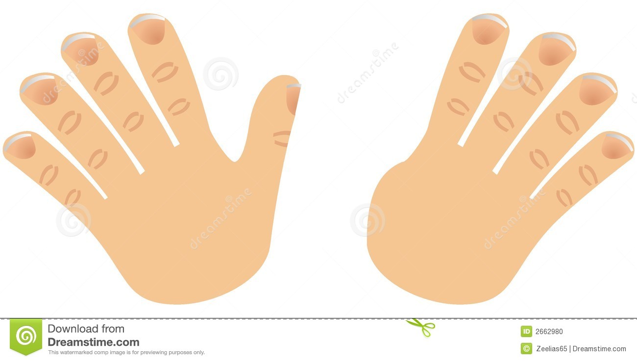 Number Nine Made With Fingers Stock Photo   Image  2662980