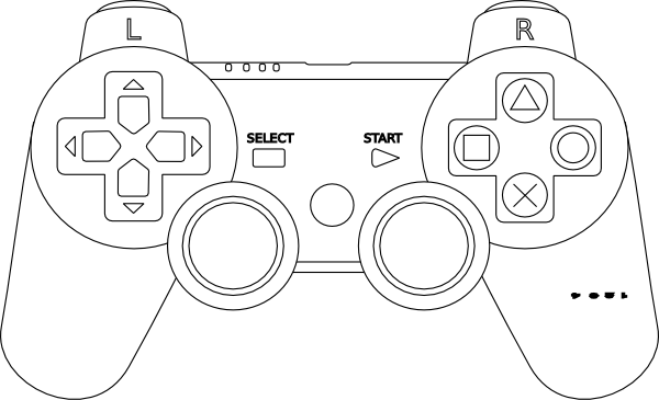 Playstation Controller Clip Art At Clker Com   Vector Clip Art Online