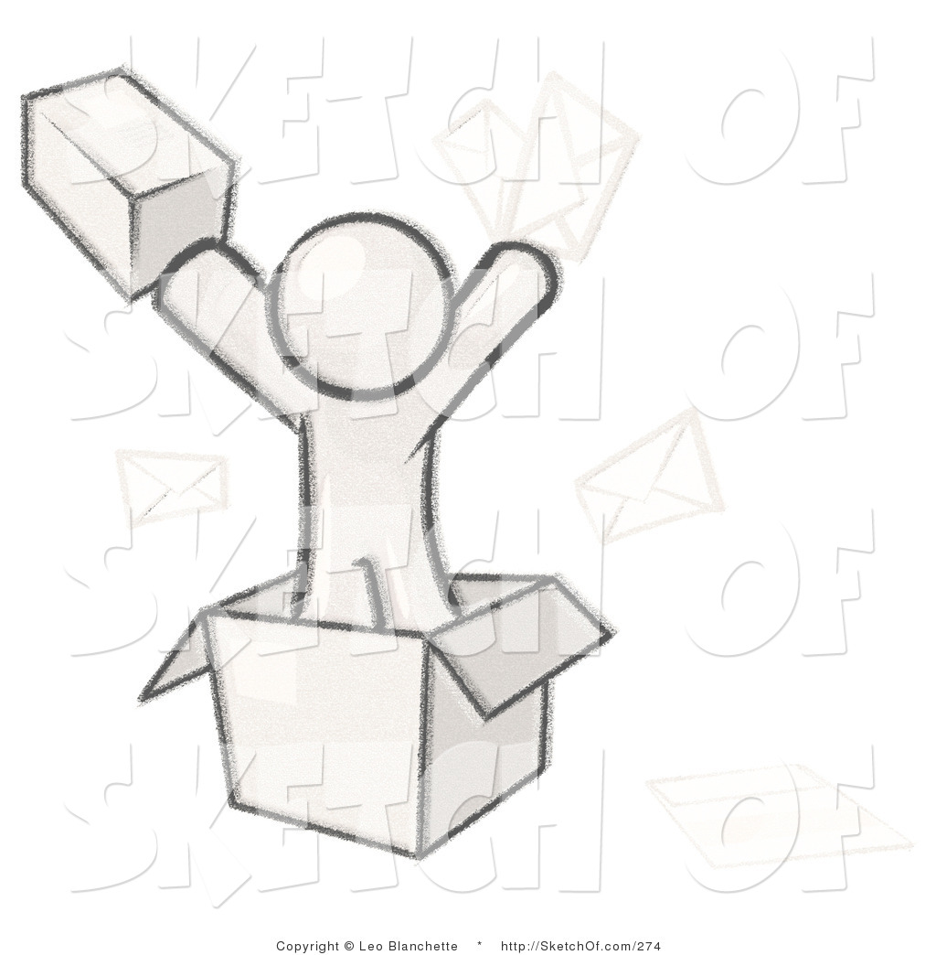 Postal Worker Clipart Going Postal With Boxes Of