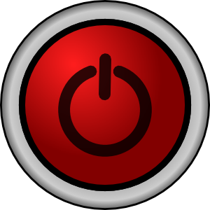 Power On Off Switch Red Clip Art At Clker Com   Vector Clip Art Online    