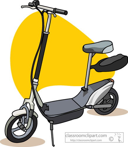 Recreation   Electric Scooter   Classroom Clipart