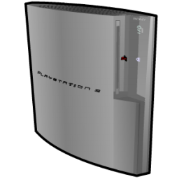 Sony Playstation 3 Silver Vertical Icon