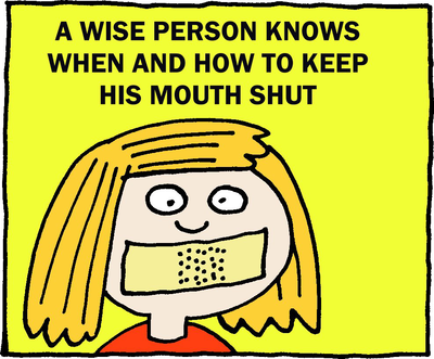 Wise Silence Clipart