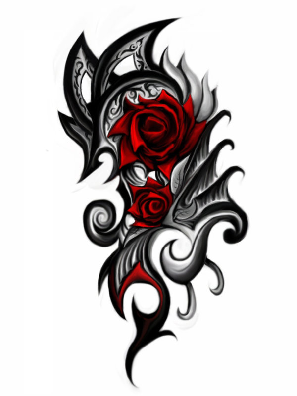 41 Rose Tribal Tattoo Free Cliparts That You Can Download To You