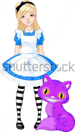 Animali Selvatici   Alice Nel Paese Delle Meraviglie E Cheshire Cat