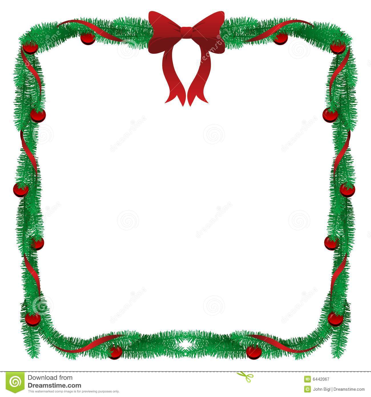 Awesome 10 Christmas Pine Border Clip Art   Decoration