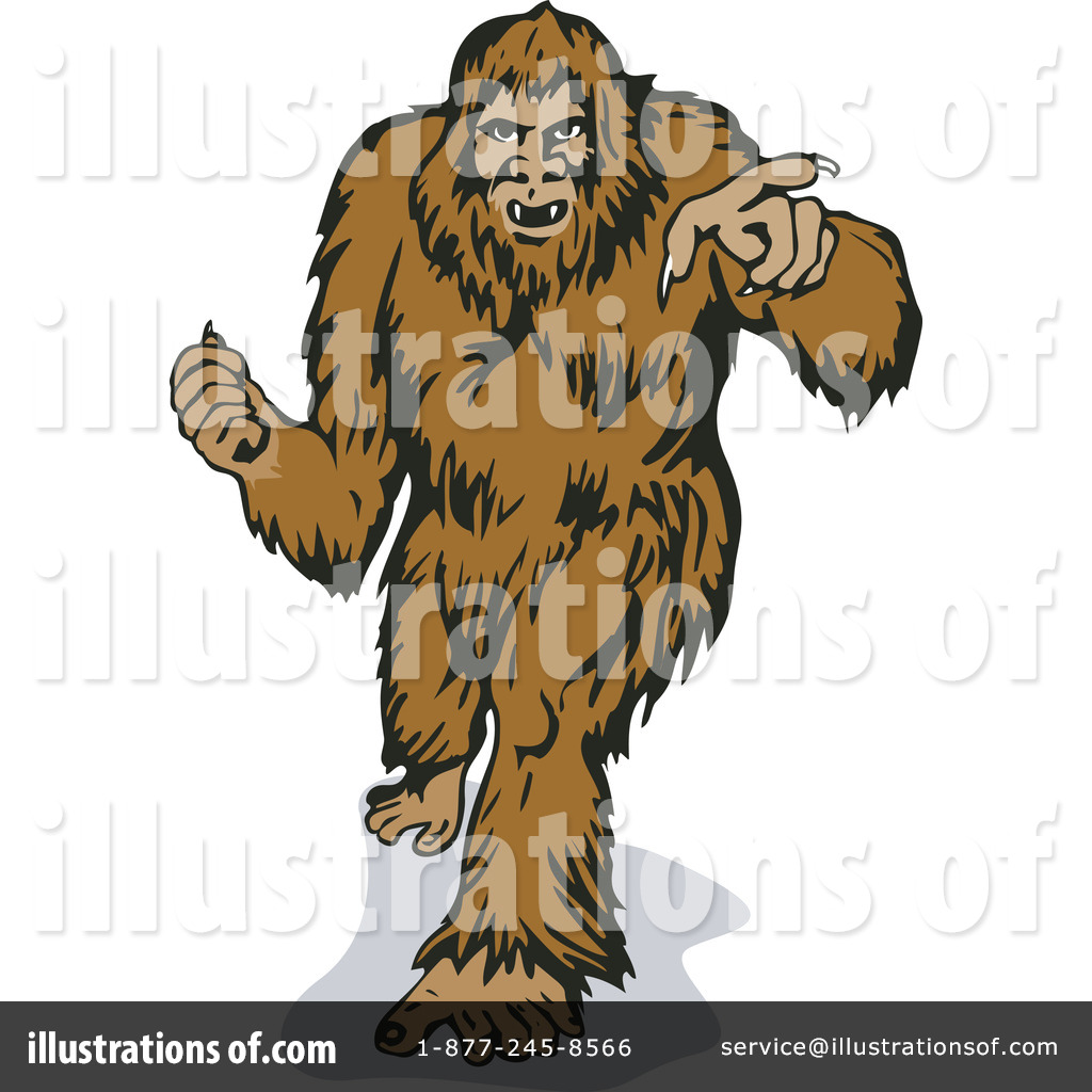 Bigfoot Clipart  1131202   Illustration By Patrimonio
