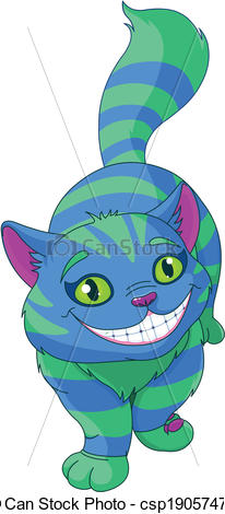 Cheshire Cat    Csp19057472   Search Clipart Illustration Drawings