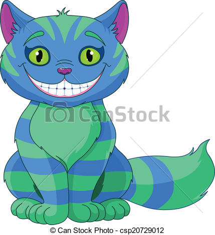 Cheshire Cat Csp20729012   Search Clipart Illustration Drawings And